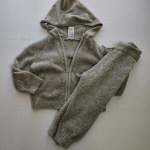 Modern Moments by Gerber Toddler 18M Sage Green Minky Teddy Fleece Joggers